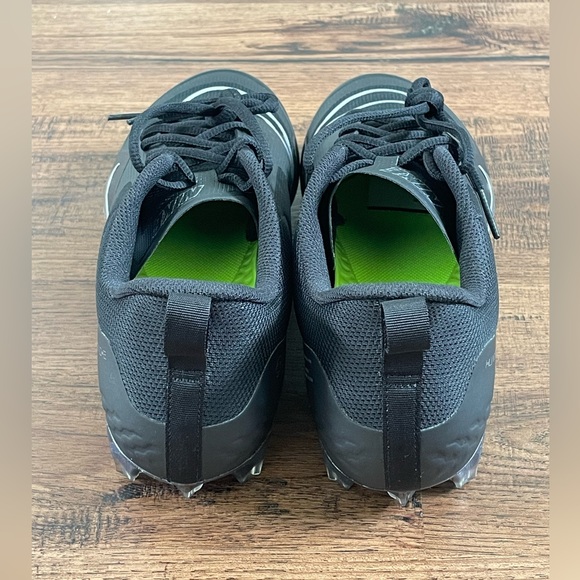 Nike Alpha Huarache 8 Pro ‘Black Silver’ (size mens 13) - Picture 5 of 6